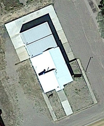 Overhead view of Magdalena fire station