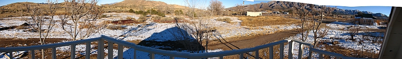 Panorama from cottage deck